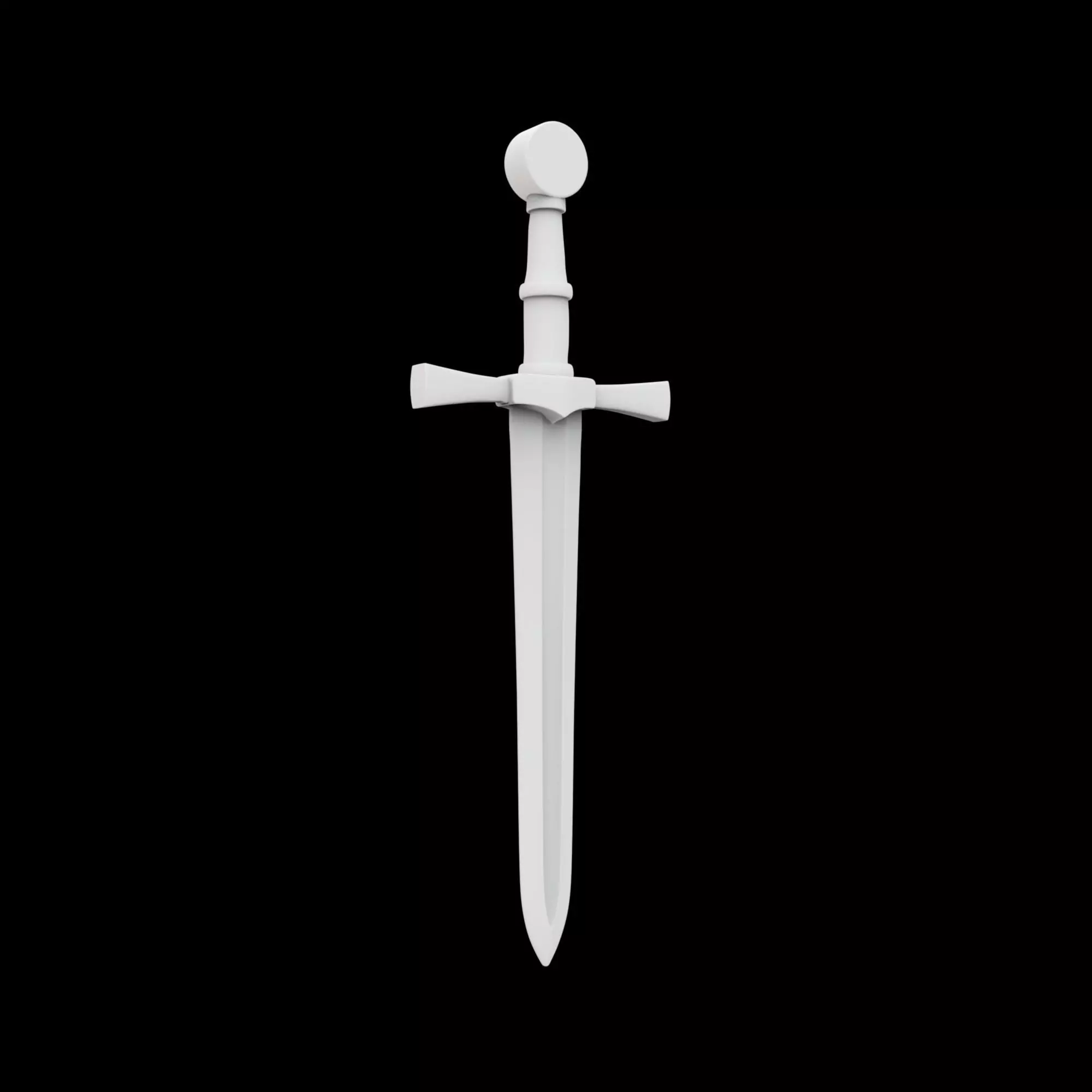 Medieval Longsword 3D Print Model 3D print model_2