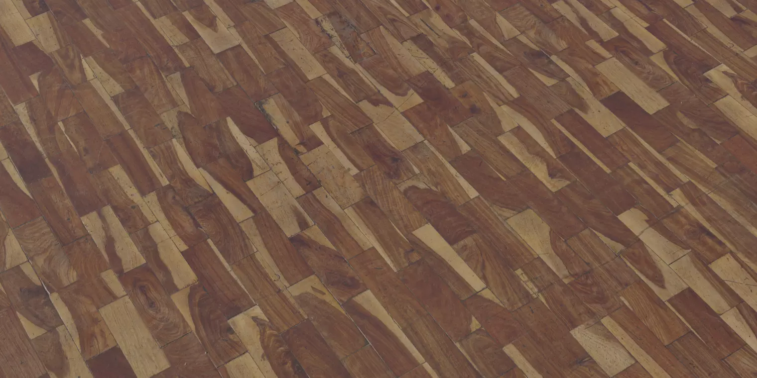 Parquet Wood Blocks PBR Texture Texture_1
