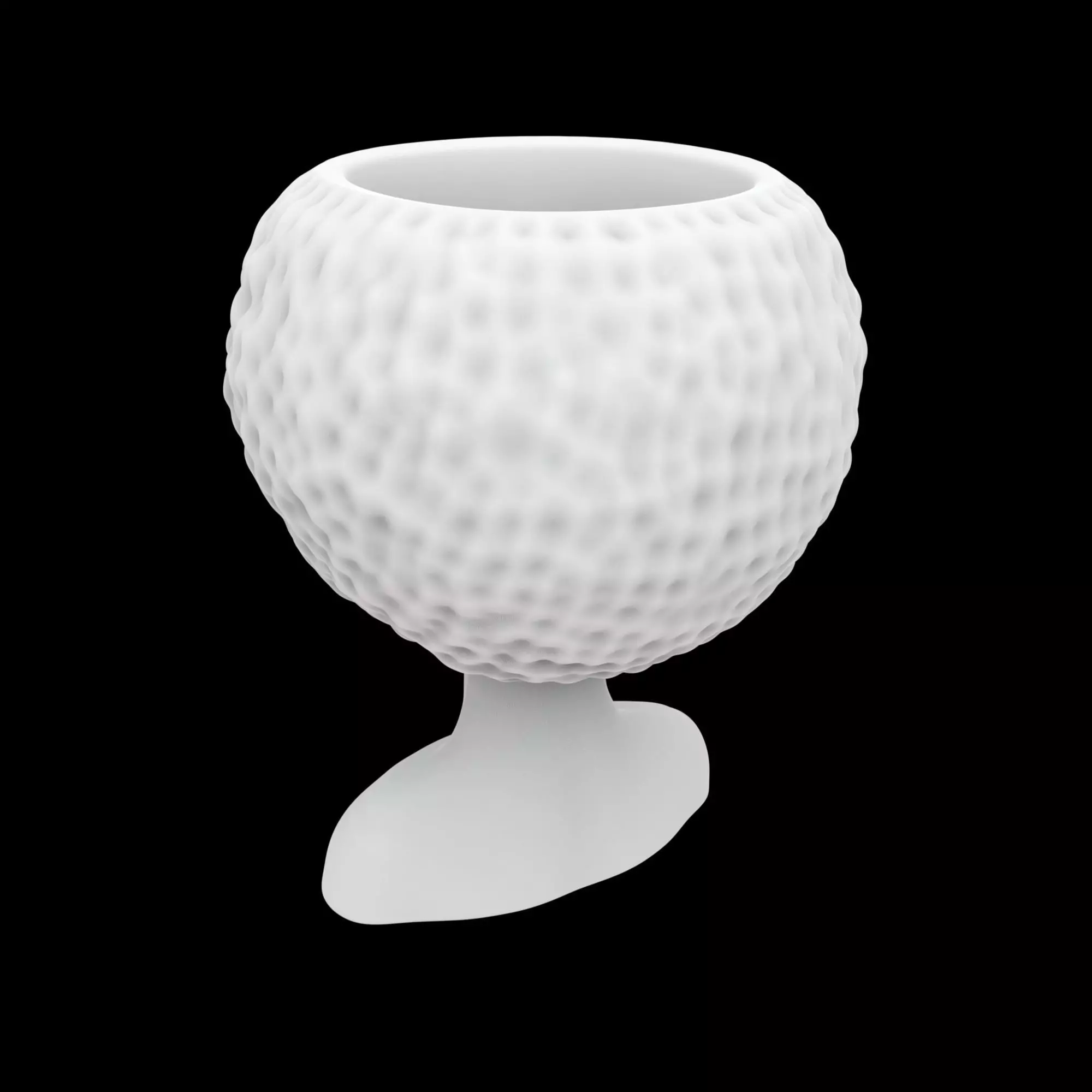 Minimalist African Girl Planter 3D Print Model 3D print model_2