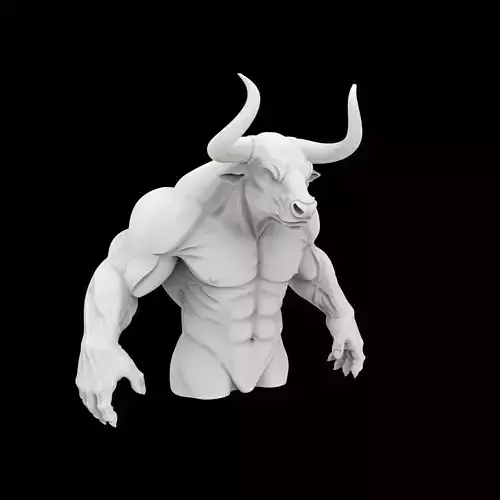 Minotaur Statue 3D Print Model