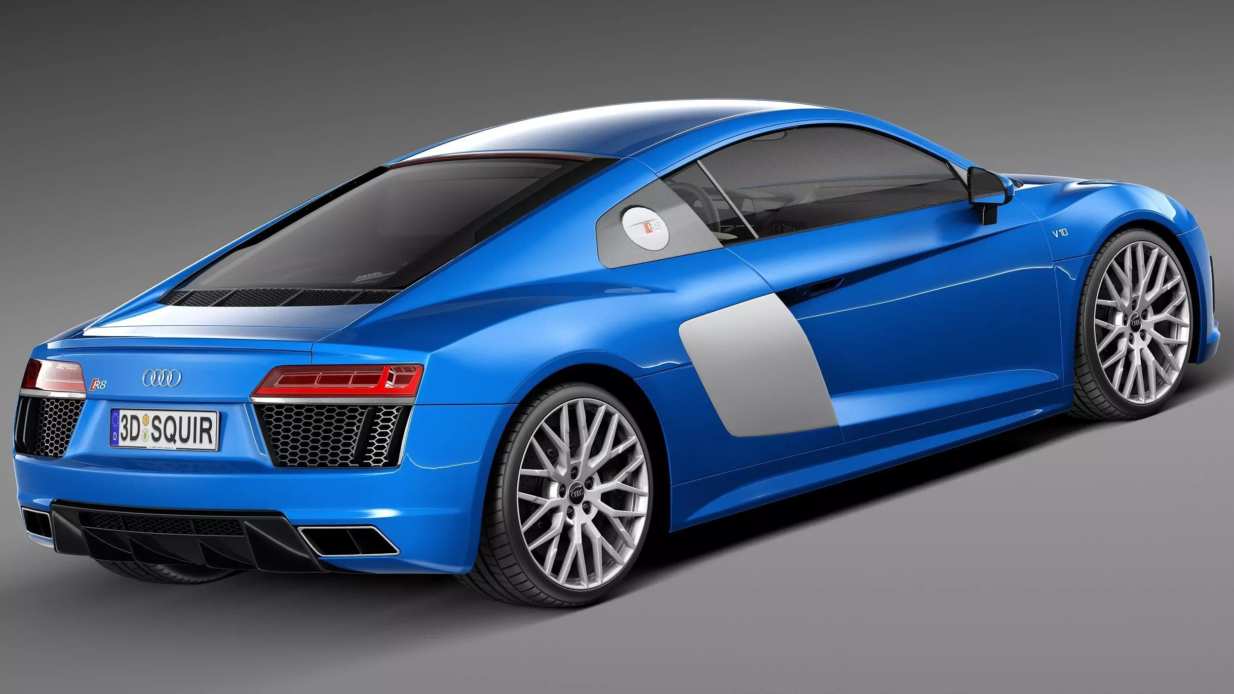 Audi R8 V10 2016 3D model_4