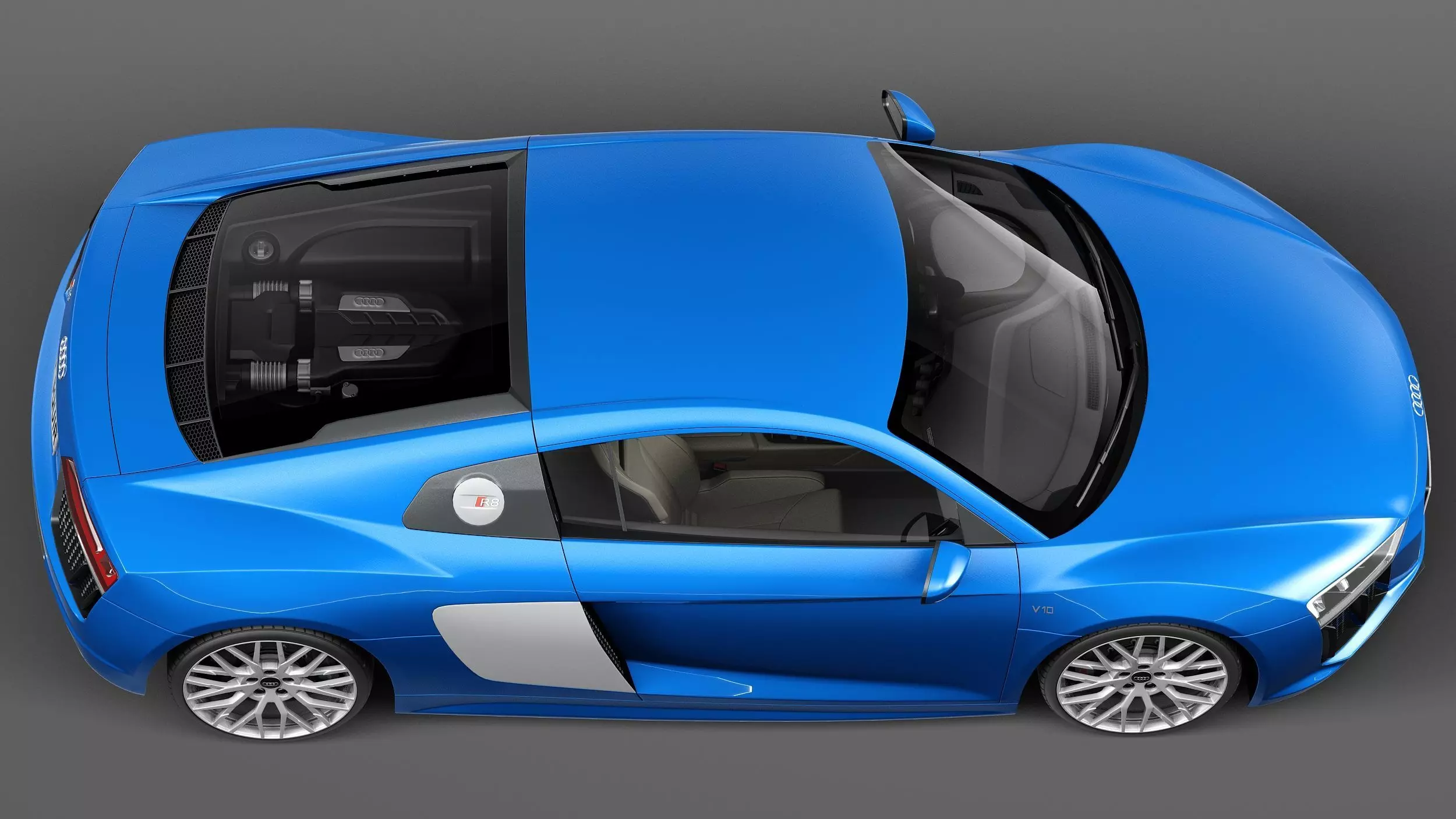 Audi R8 V10 2016 3D model_7