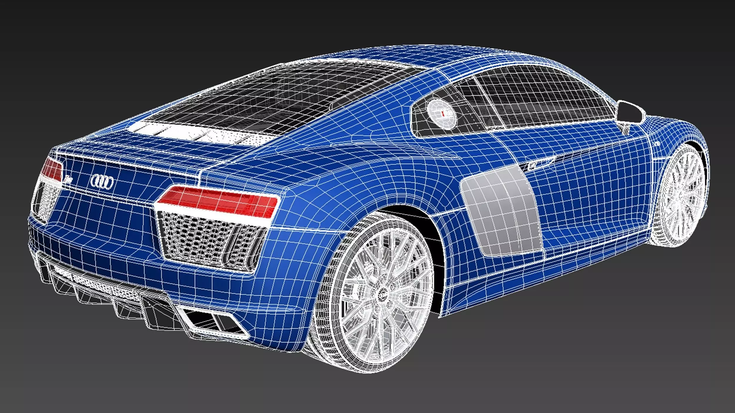 Audi R8 V10 2016 3D model_19