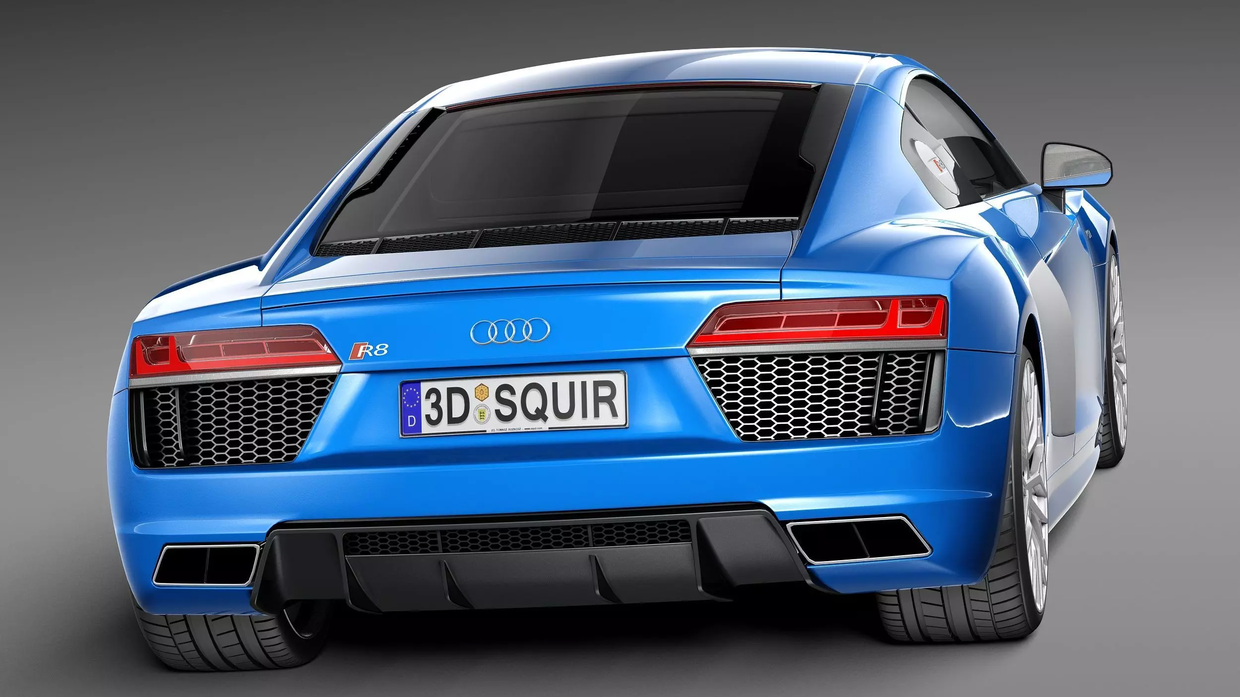 Audi R8 V10 2016 3D model_5