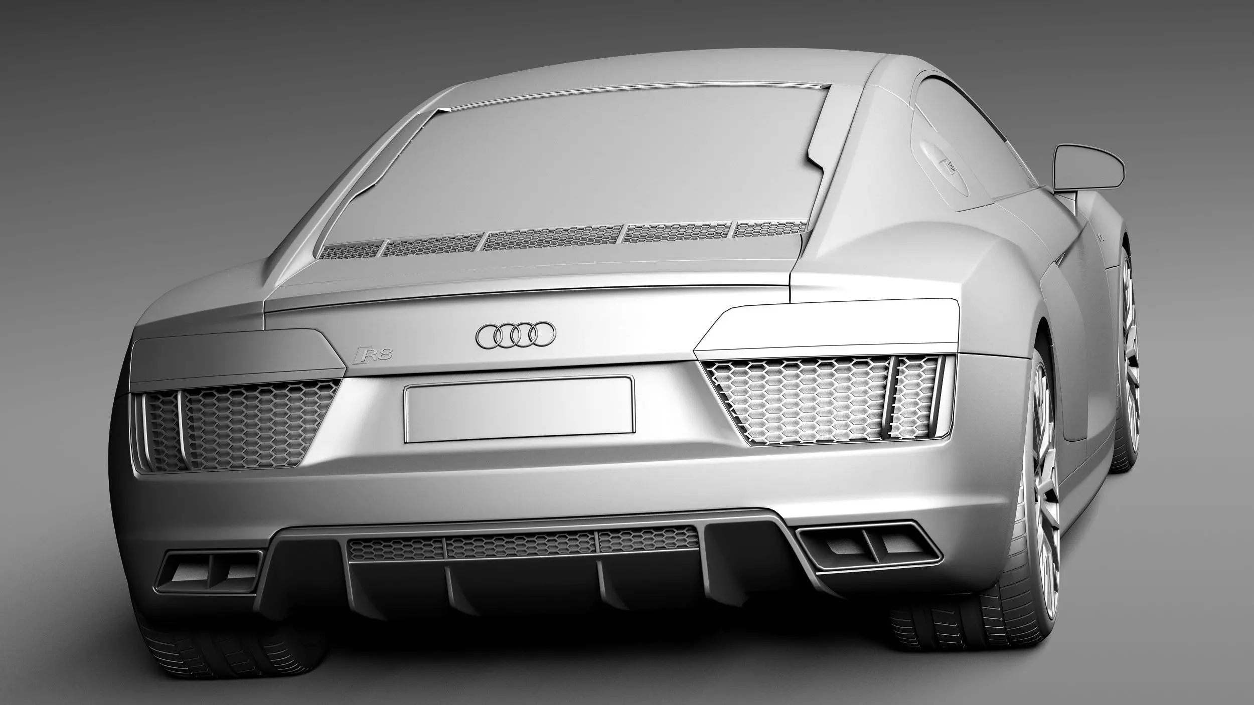 Audi R8 V10 2016 3D model_13