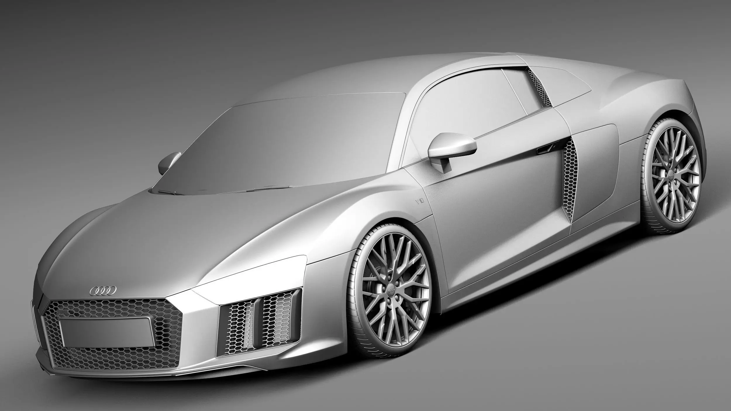 Audi R8 V10 2016 3D model_8