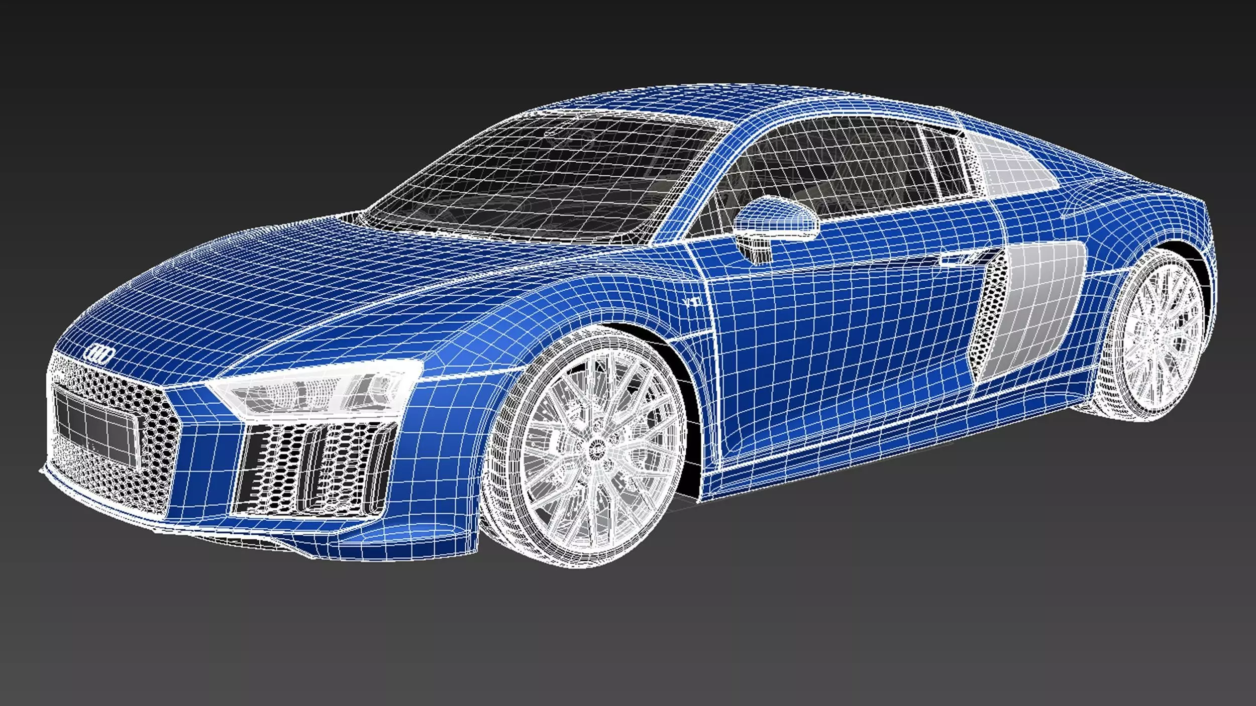 Audi R8 V10 2016 3D model_18