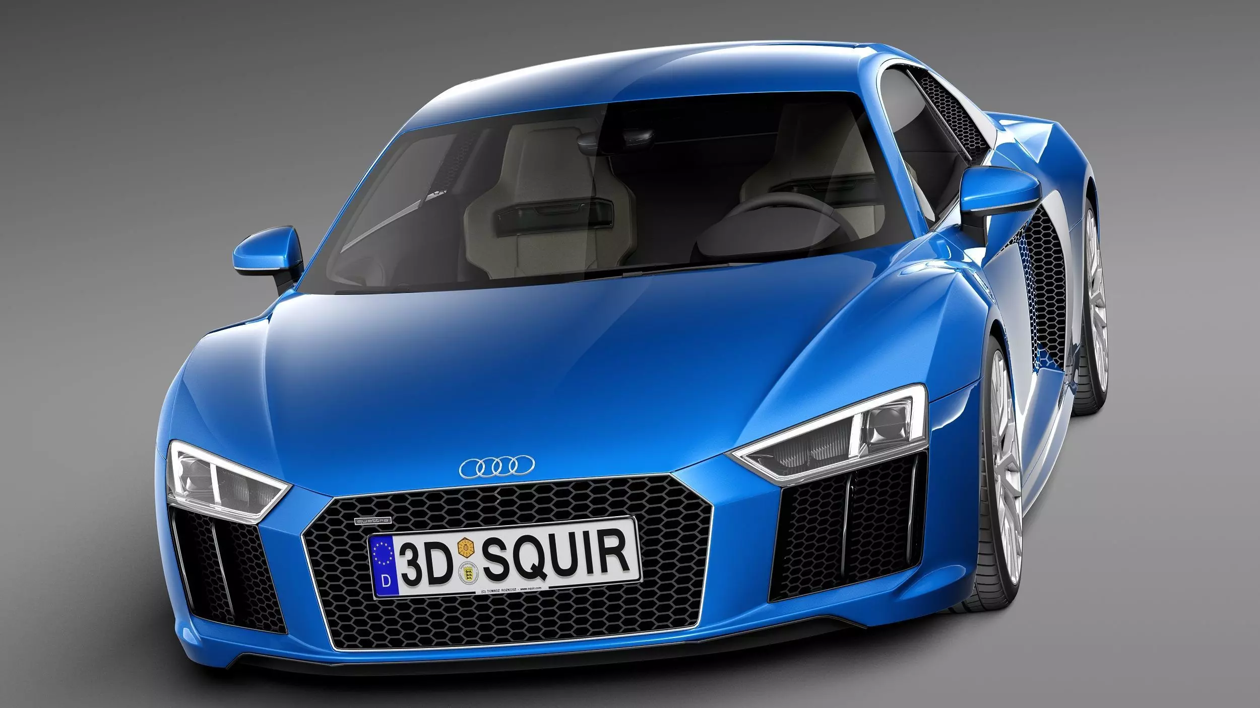 Audi R8 V10 2016 3D model_1
