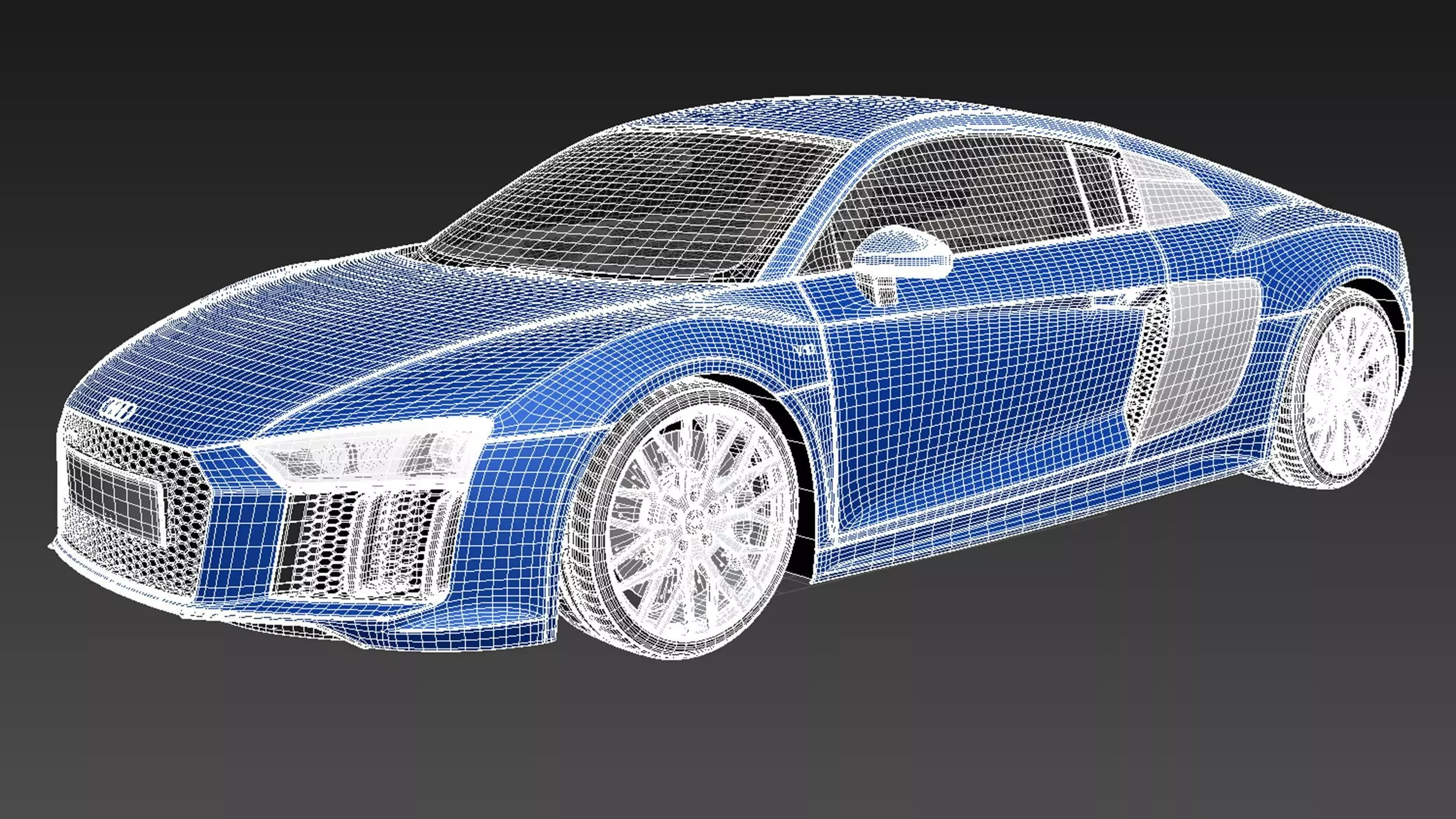 Audi R8 V10 2016 3D model_20