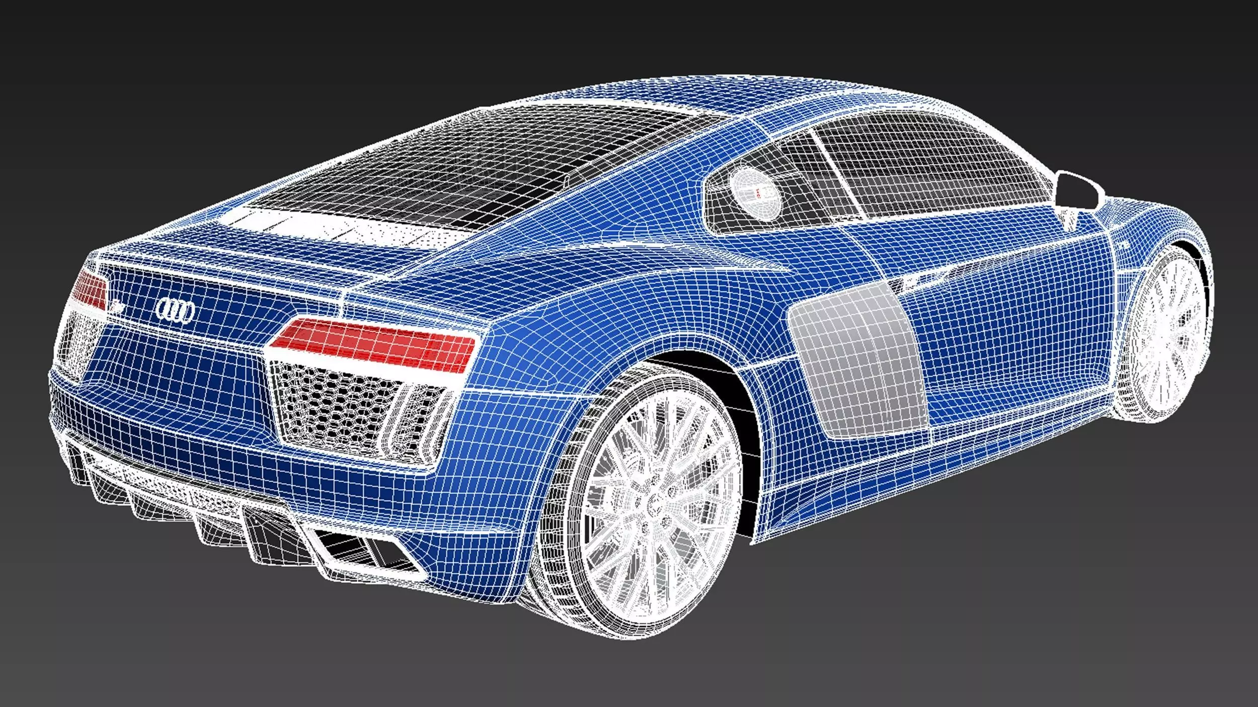 Audi R8 V10 2016 3D model_21