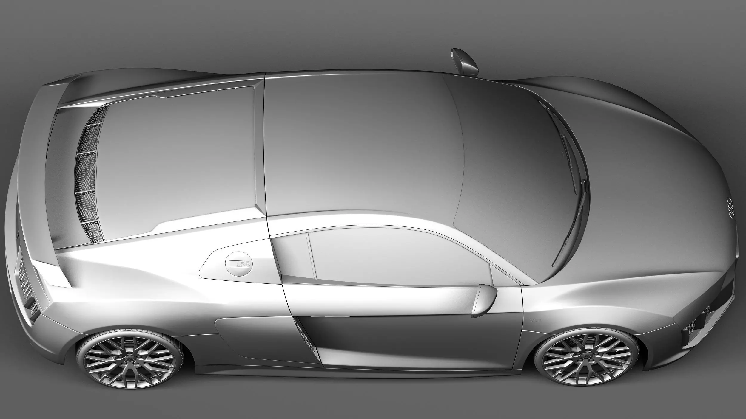 Audi R8 V10 Plus 2016 3D model_15