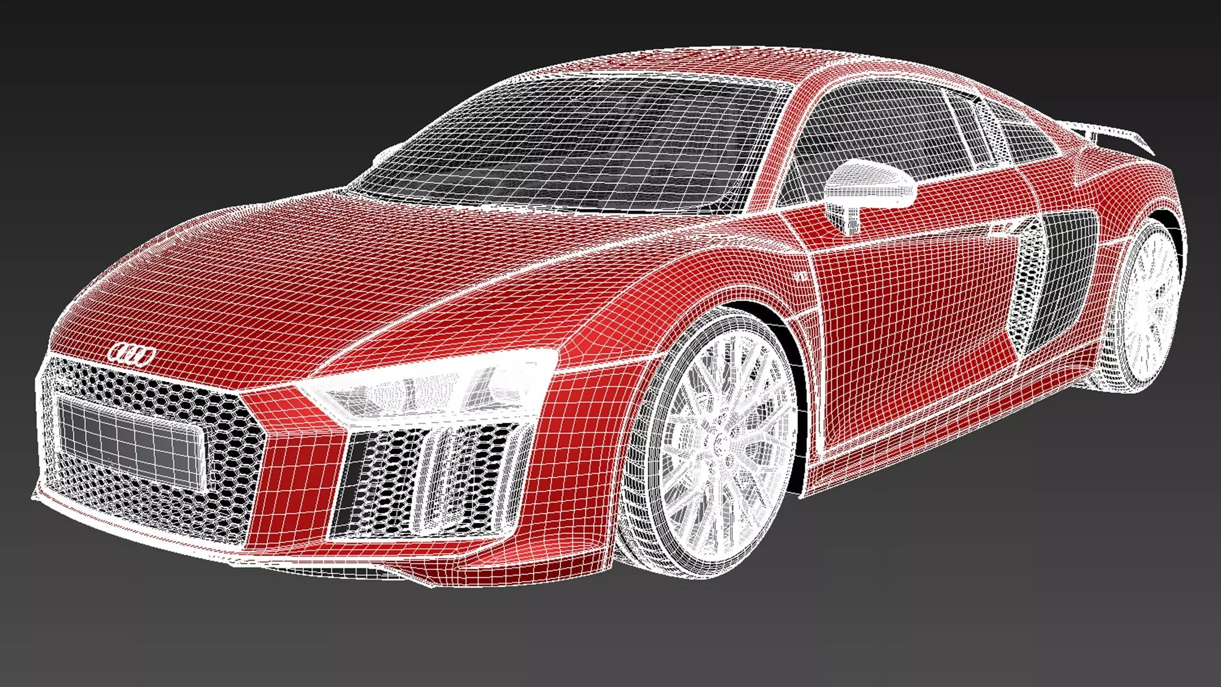 Audi R8 V10 Plus 2016 3D model_20