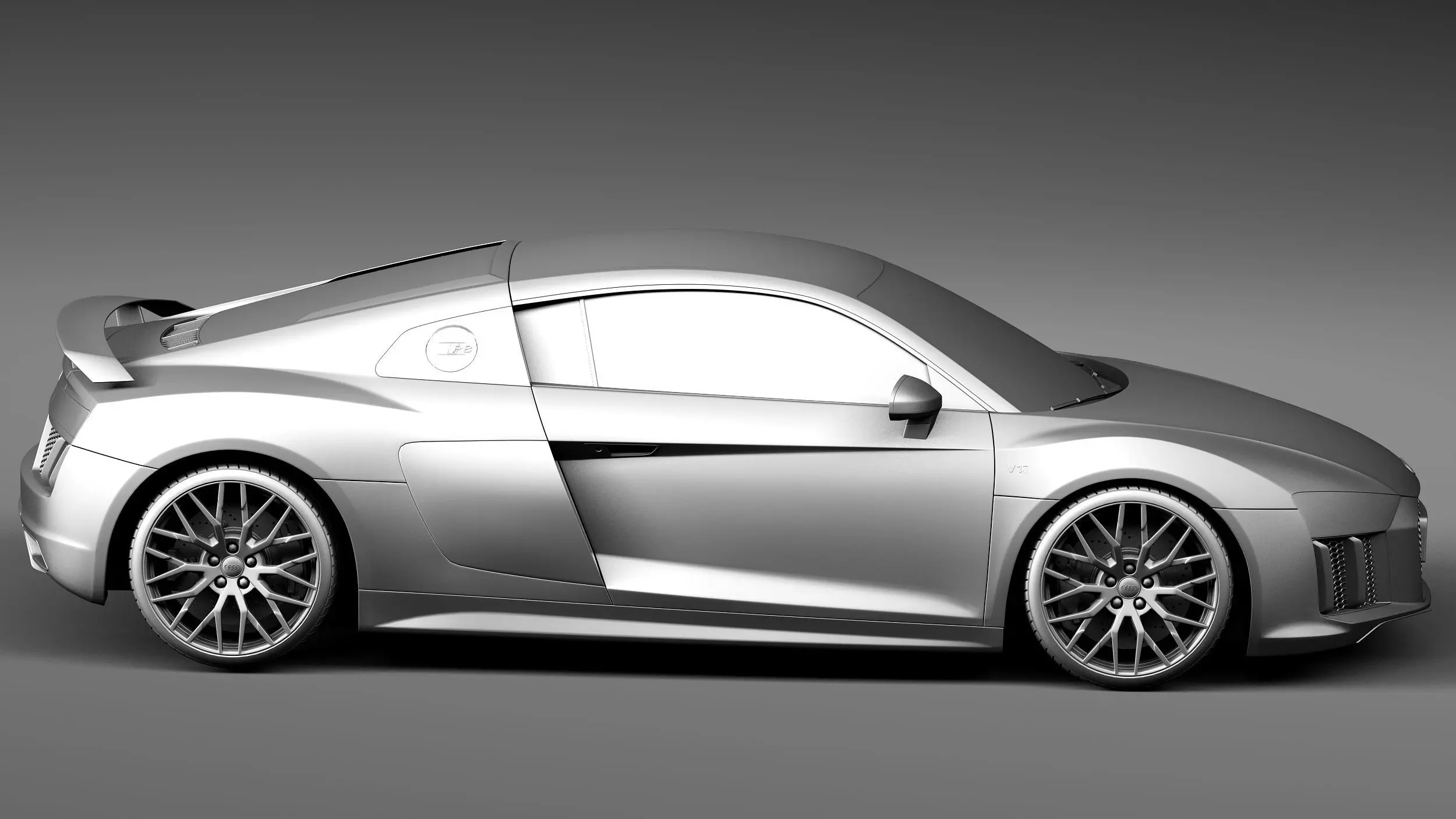 Audi R8 V10 Plus 2016 3D model_14