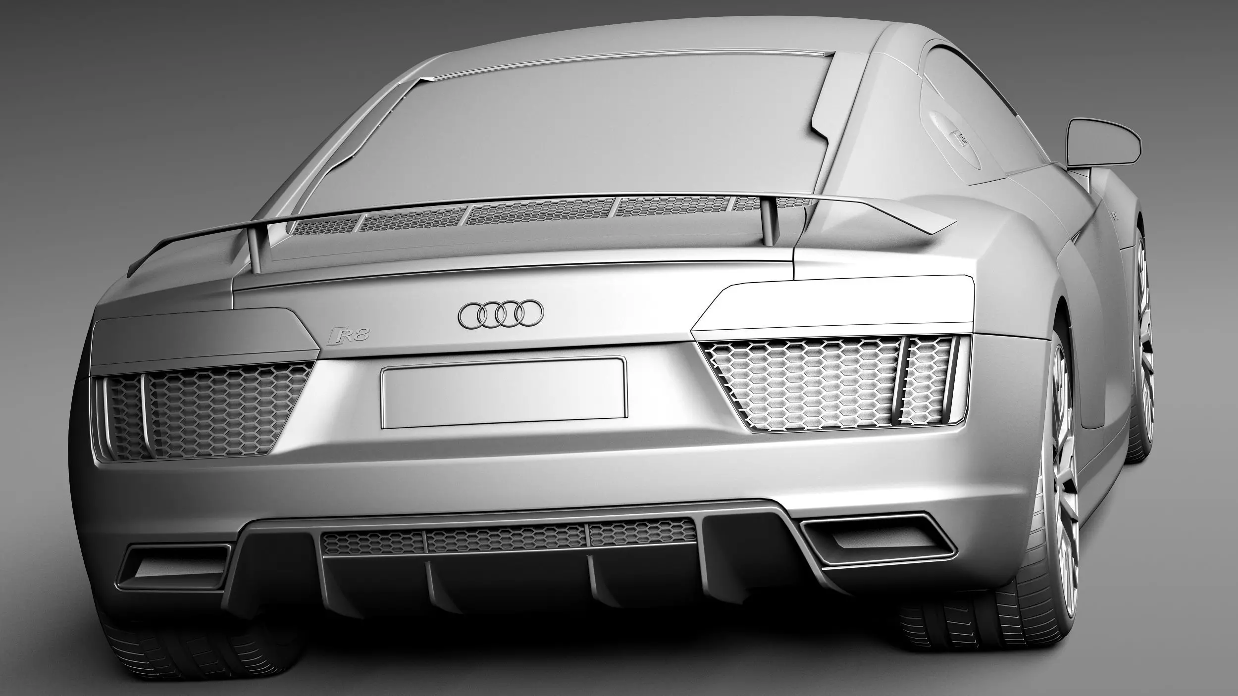 Audi R8 V10 Plus 2016 3D model_13