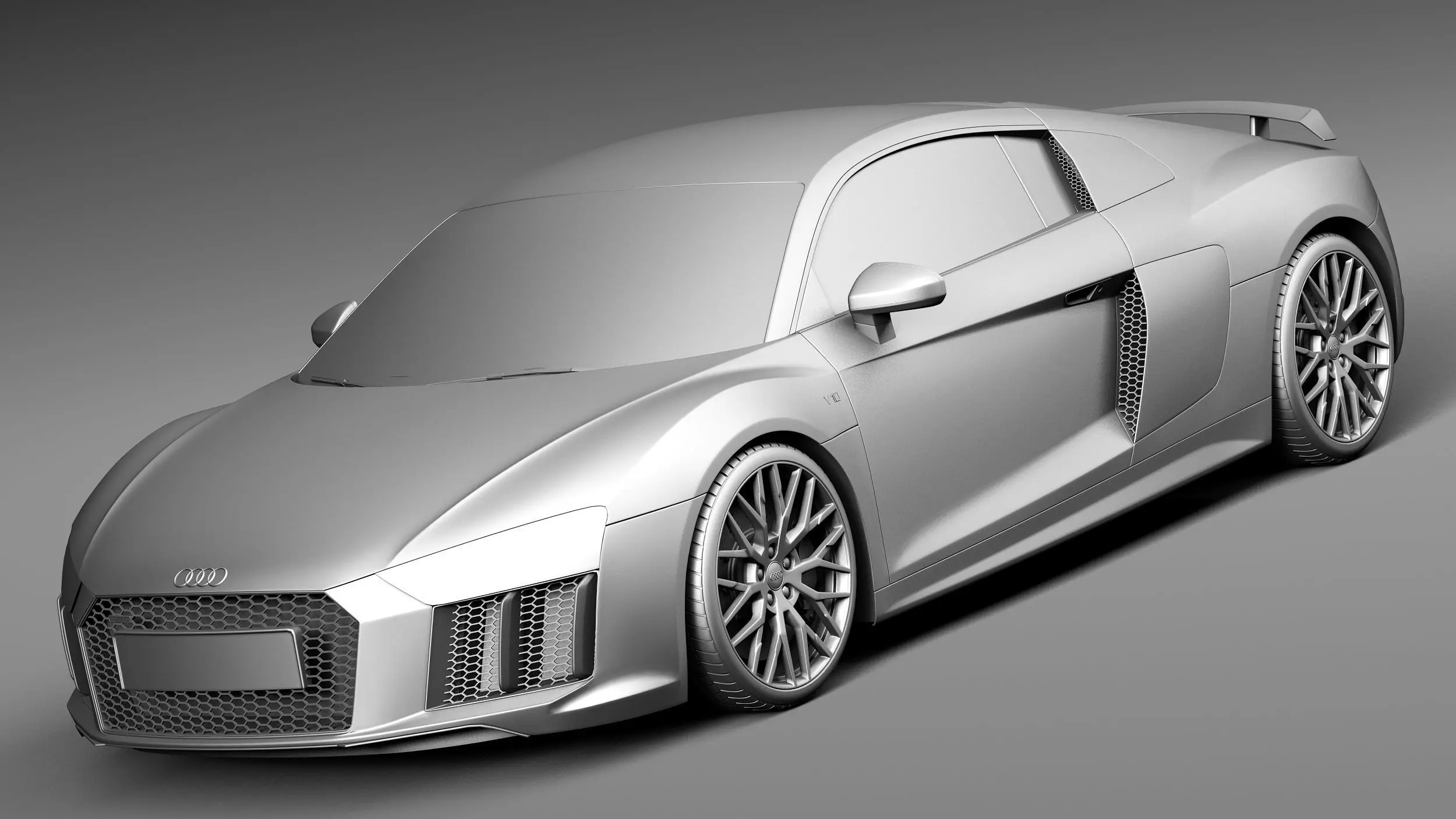 Audi R8 V10 Plus 2016 3D model_8
