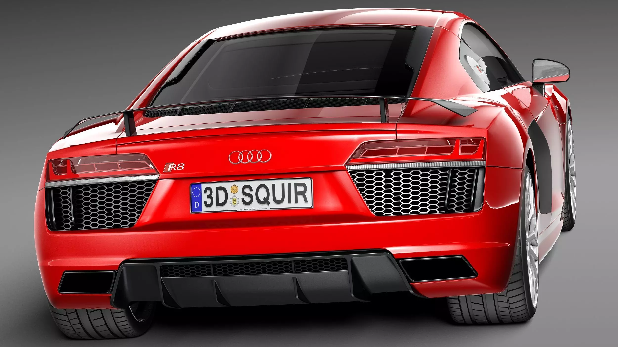 Audi R8 V10 Plus 2016 3D model_5