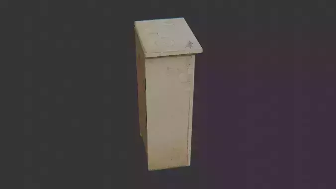 Barber Cabinet Rustic Painted Wood