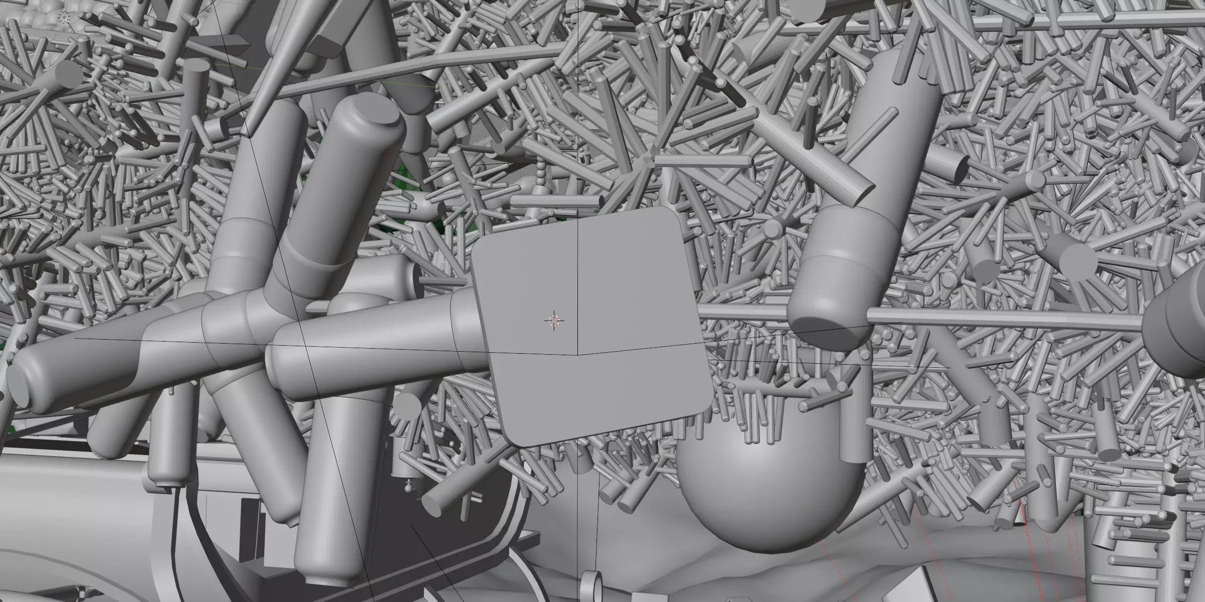 Snow Island Christmas Decoration Cosmetics Product Animation Low-poly 3D model_7