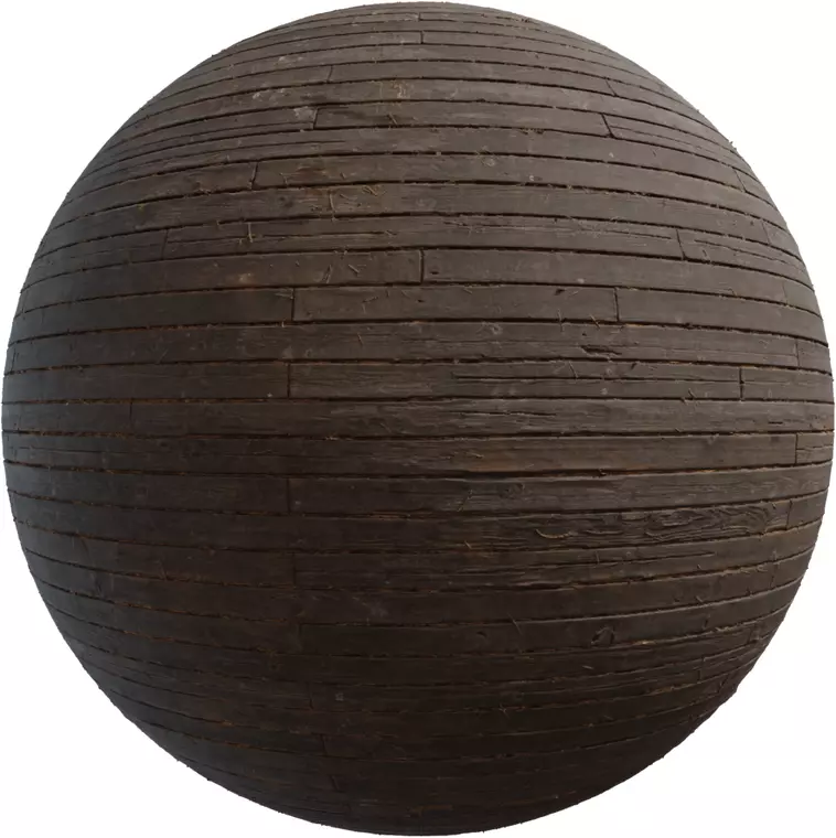 Weathered Narrow Deck Planks PBR Texture Texture_0