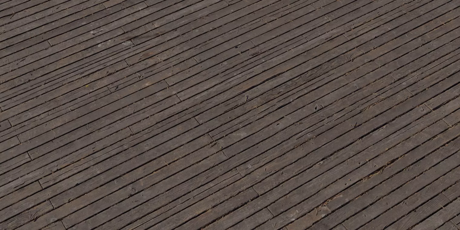 Weathered Narrow Deck Planks PBR Texture Texture_1