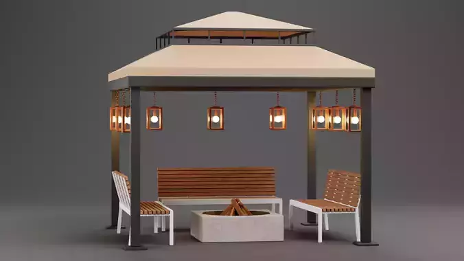 -Gazebo Setup V3- 3D model
