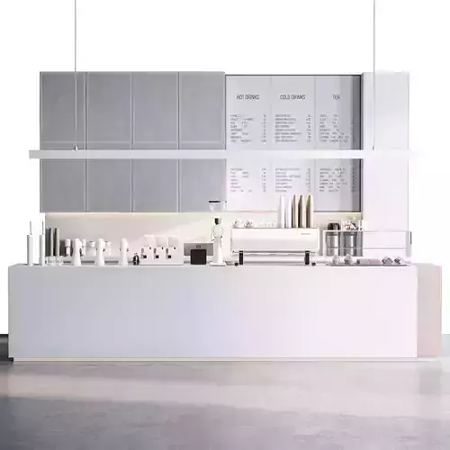 Caffe di carta 3D model