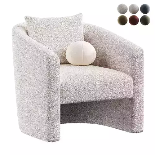 armchair white