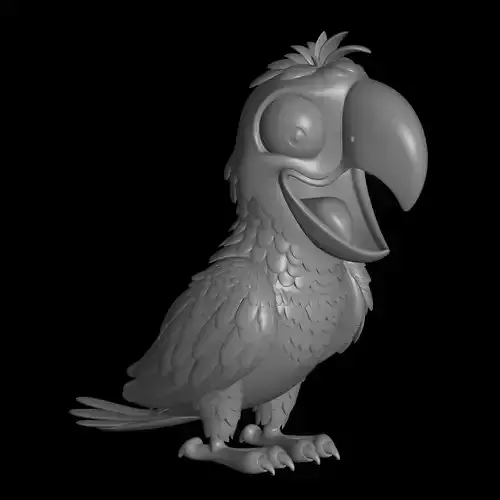 realistic parrot model 5