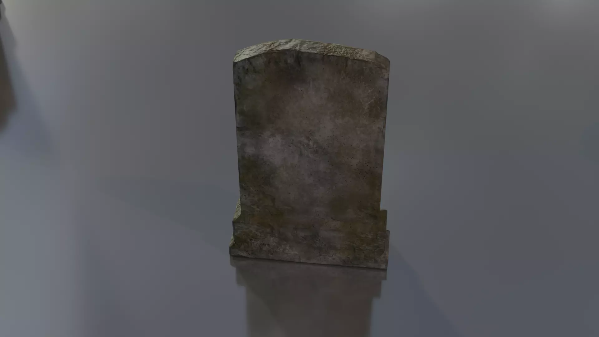 Gravestones Set Low-poly 3D model_3