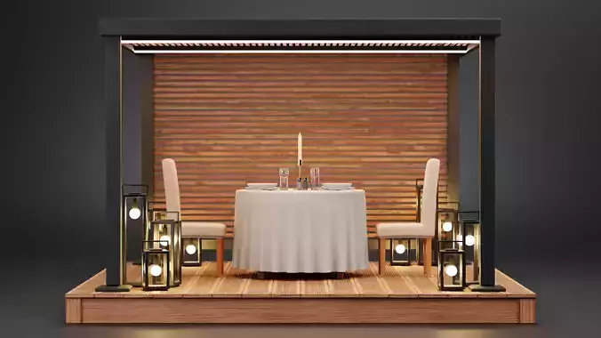 -Gazebo Setup V7- 3D model