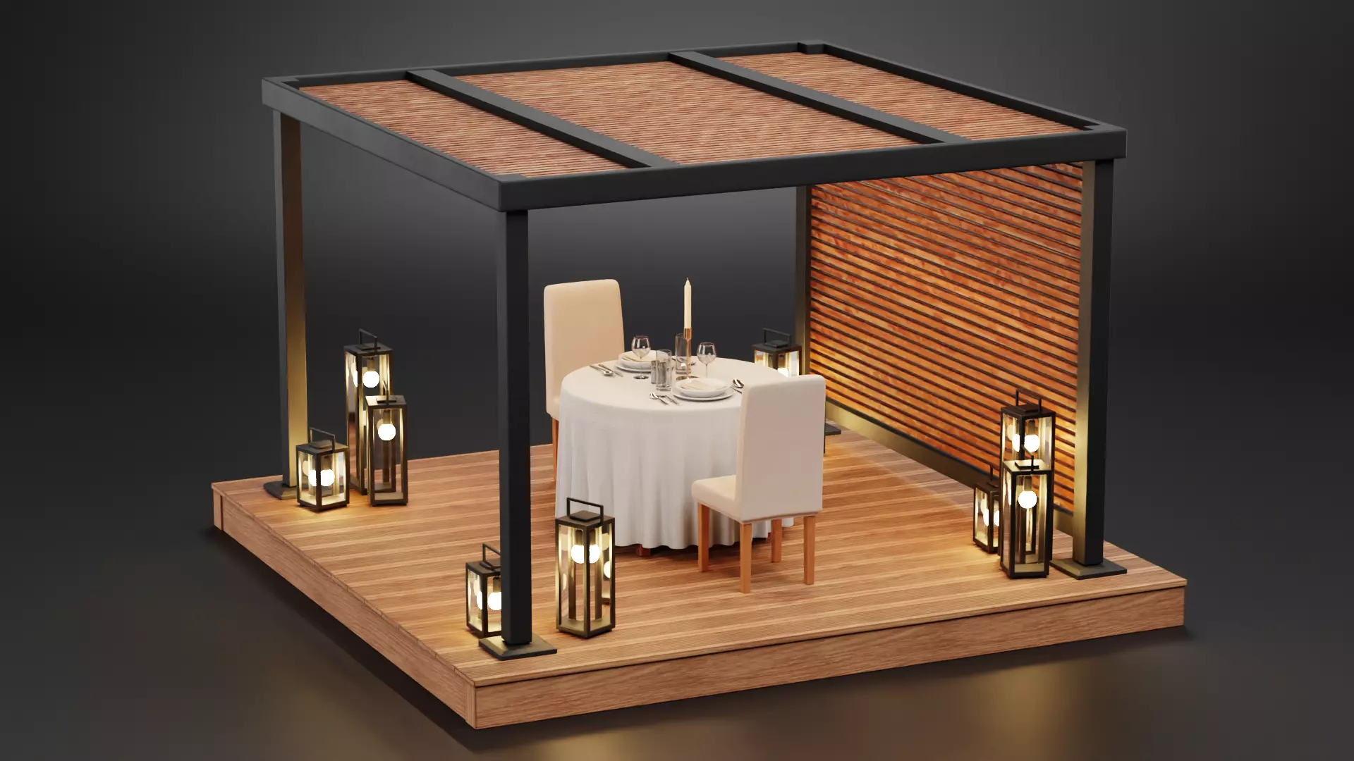 -Gazebo Setup V7- 3D model_6