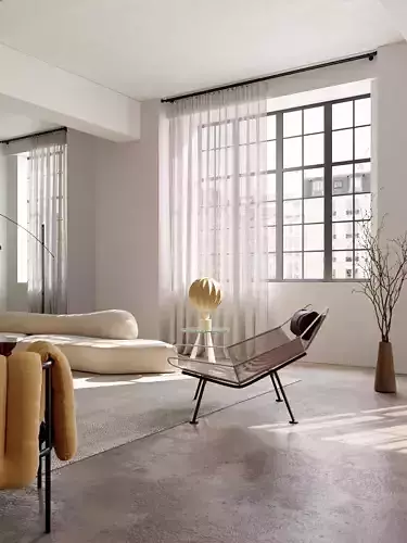 Residential villa 3D model 4