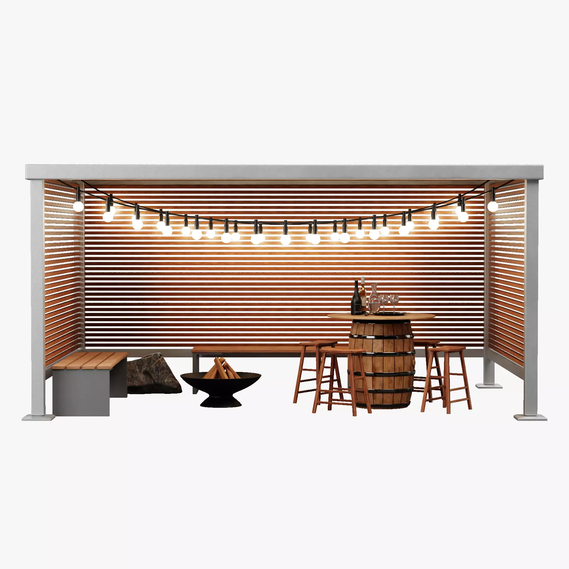 -Gazebo Setup V8- 3D model_20