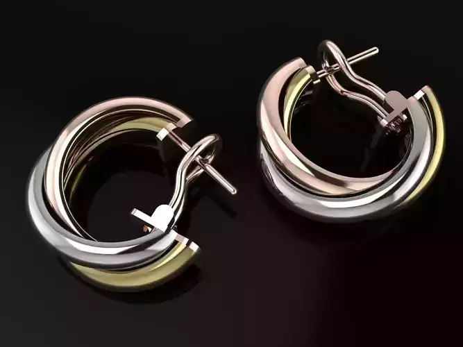 Trinity Ohrringe  Brand Jewelry Gold