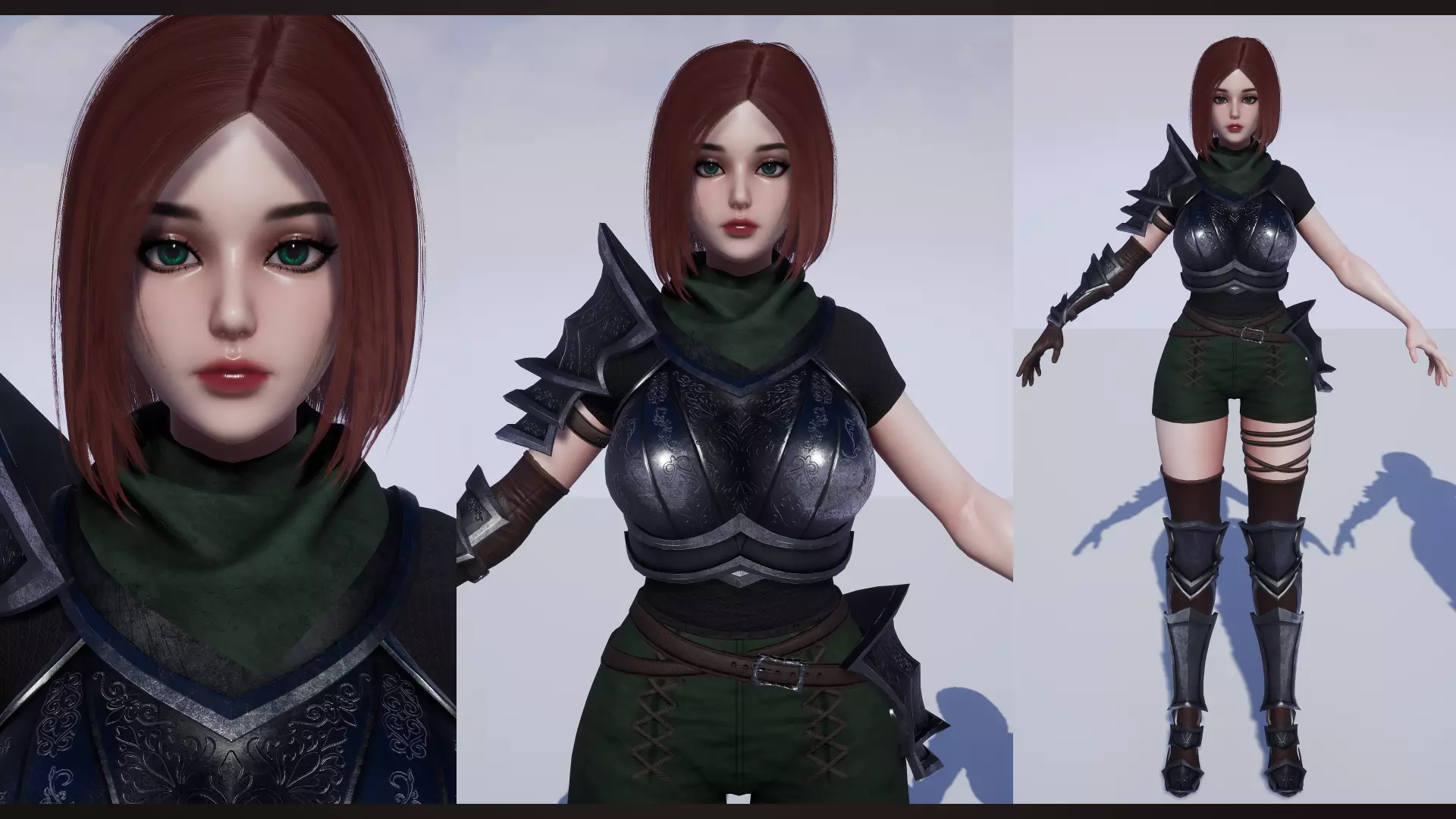 Fantasy Girls Bundle 3D Model Collection_17