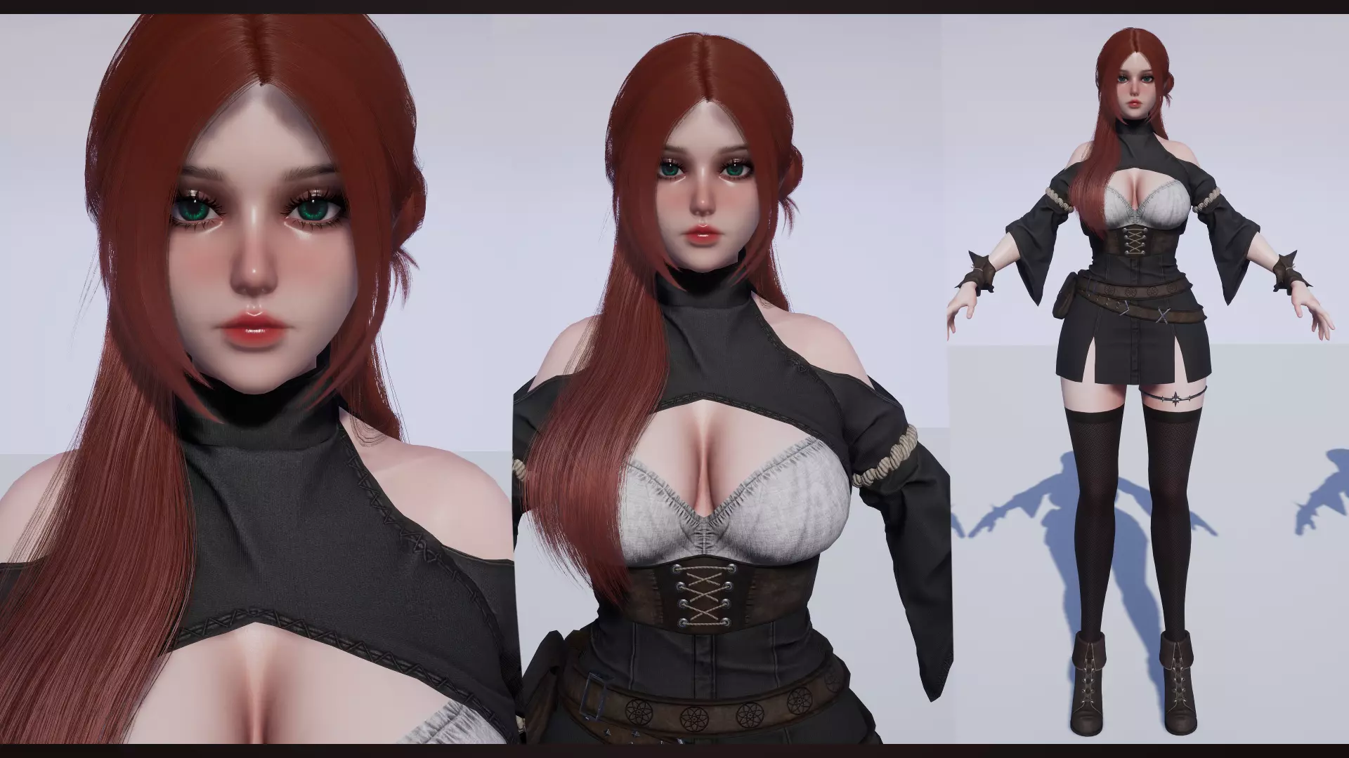 Fantasy Girls Bundle 3D Model Collection_21