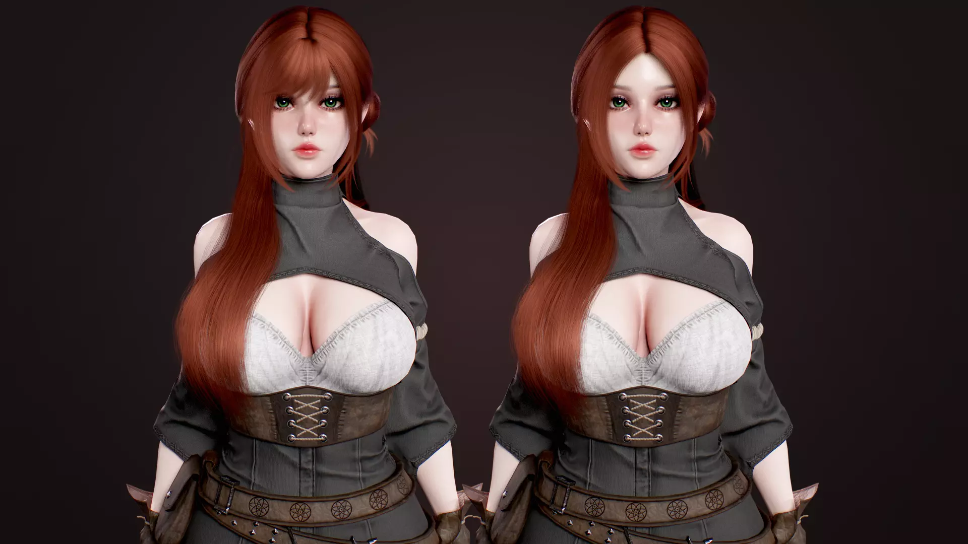 Fantasy Girls Bundle 3D Model Collection_8