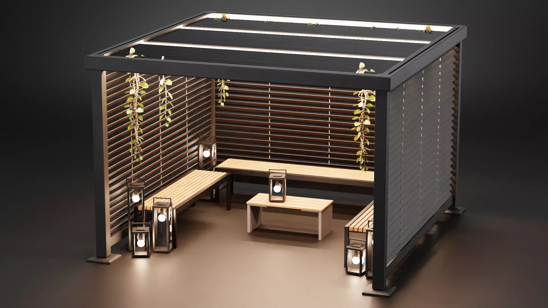 -Gazebo Setup V9- 3D model_2