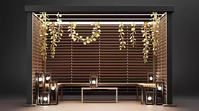 -Gazebo Setup V9- 3D model