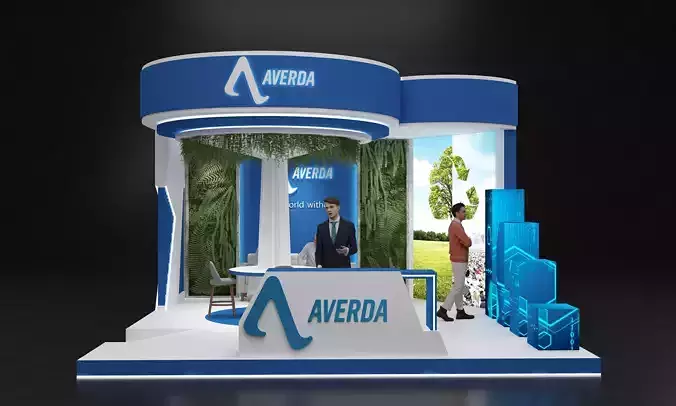 TWO Booth 6x6 open 4 side 