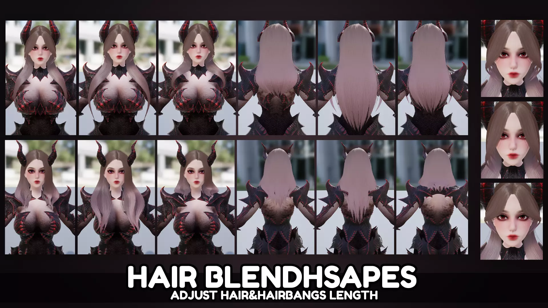 Dragon Girls Pack 3D Model Collection_20