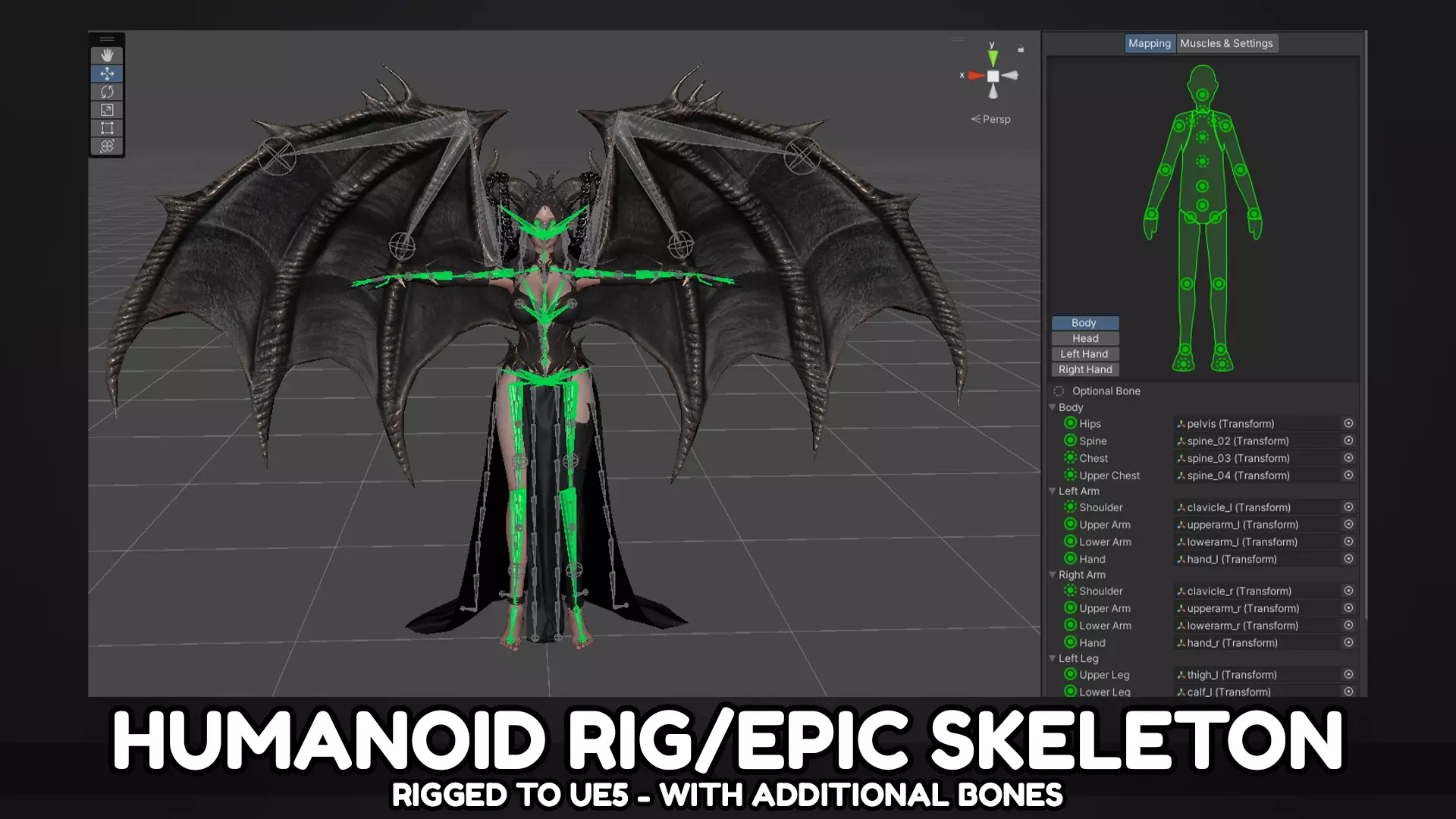 Dragon Girls Pack 3D Model Collection_17