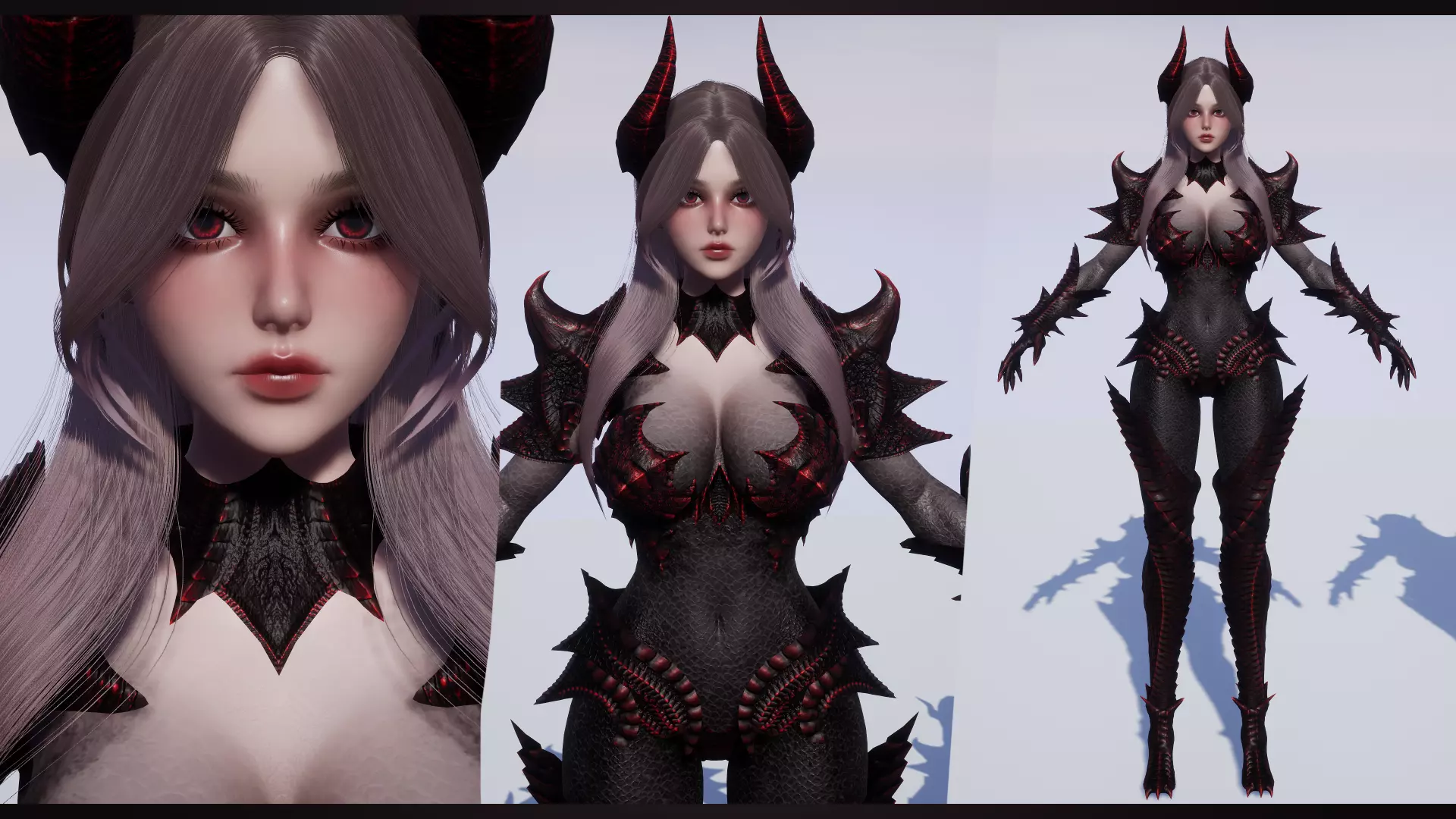 Dragon Girls Pack 3D Model Collection_26