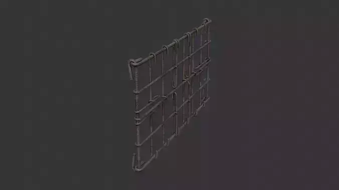 Rebar Wall Panel for Industrial Scenes