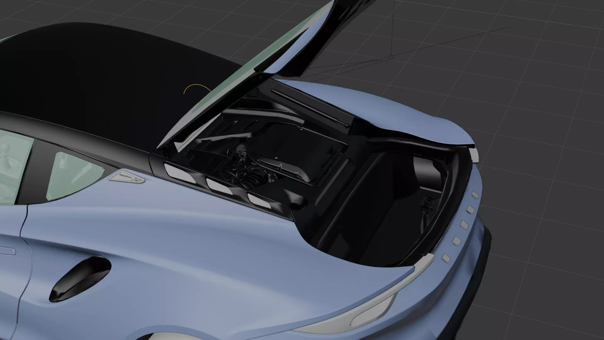 Lotus Emira 2023  Low-poly 3D model_9