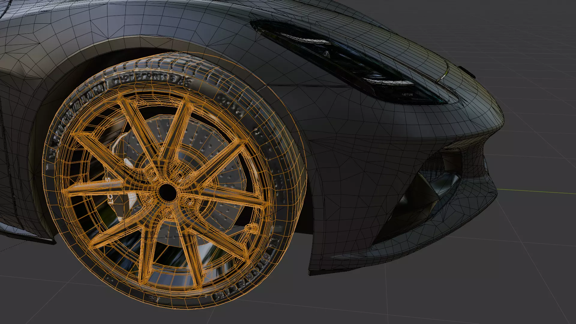 Lotus Emira 2023  Low-poly 3D model_8