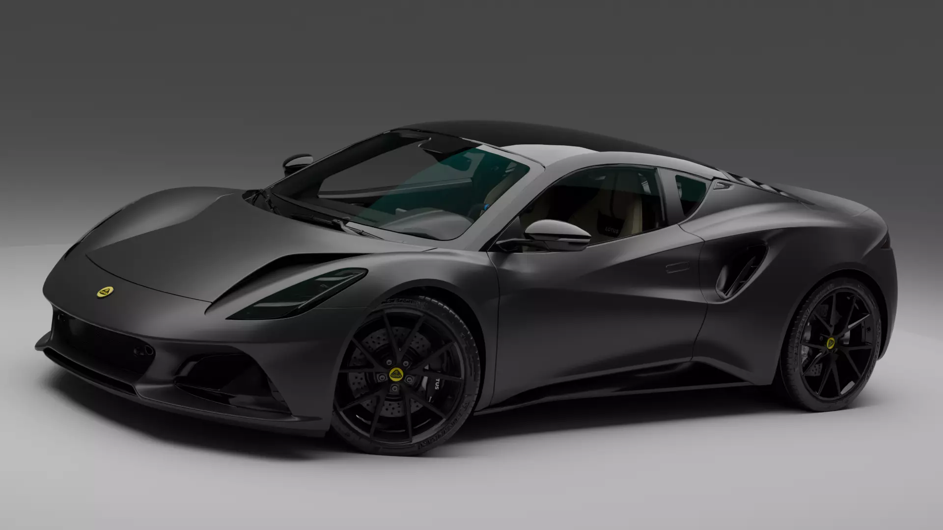 Lotus Emira 2023  Low-poly 3D model_0