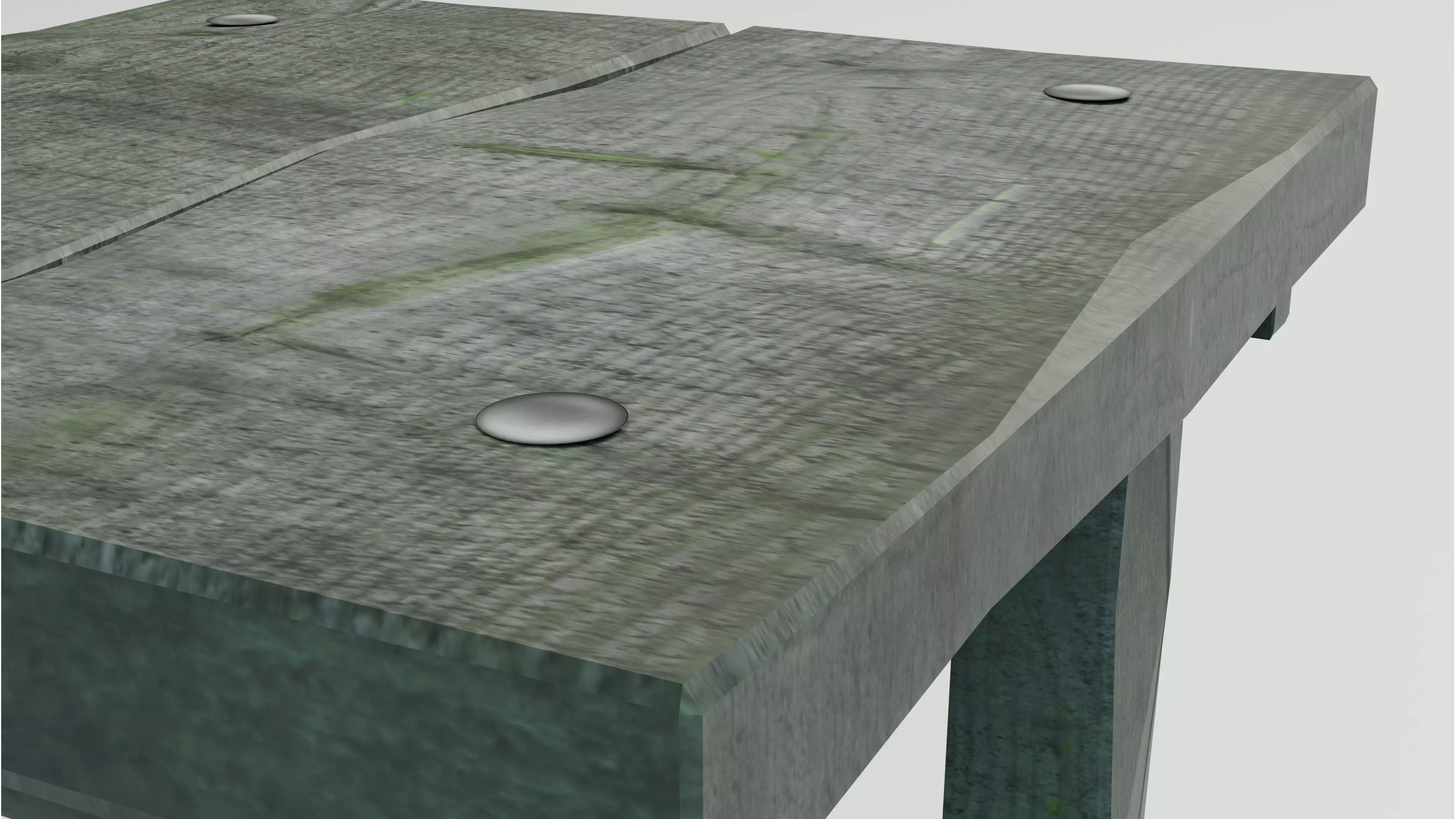 Medieval Wooden Chair Low Poly PBR 3 LODs Custom Atlas Low-poly 3D model_7