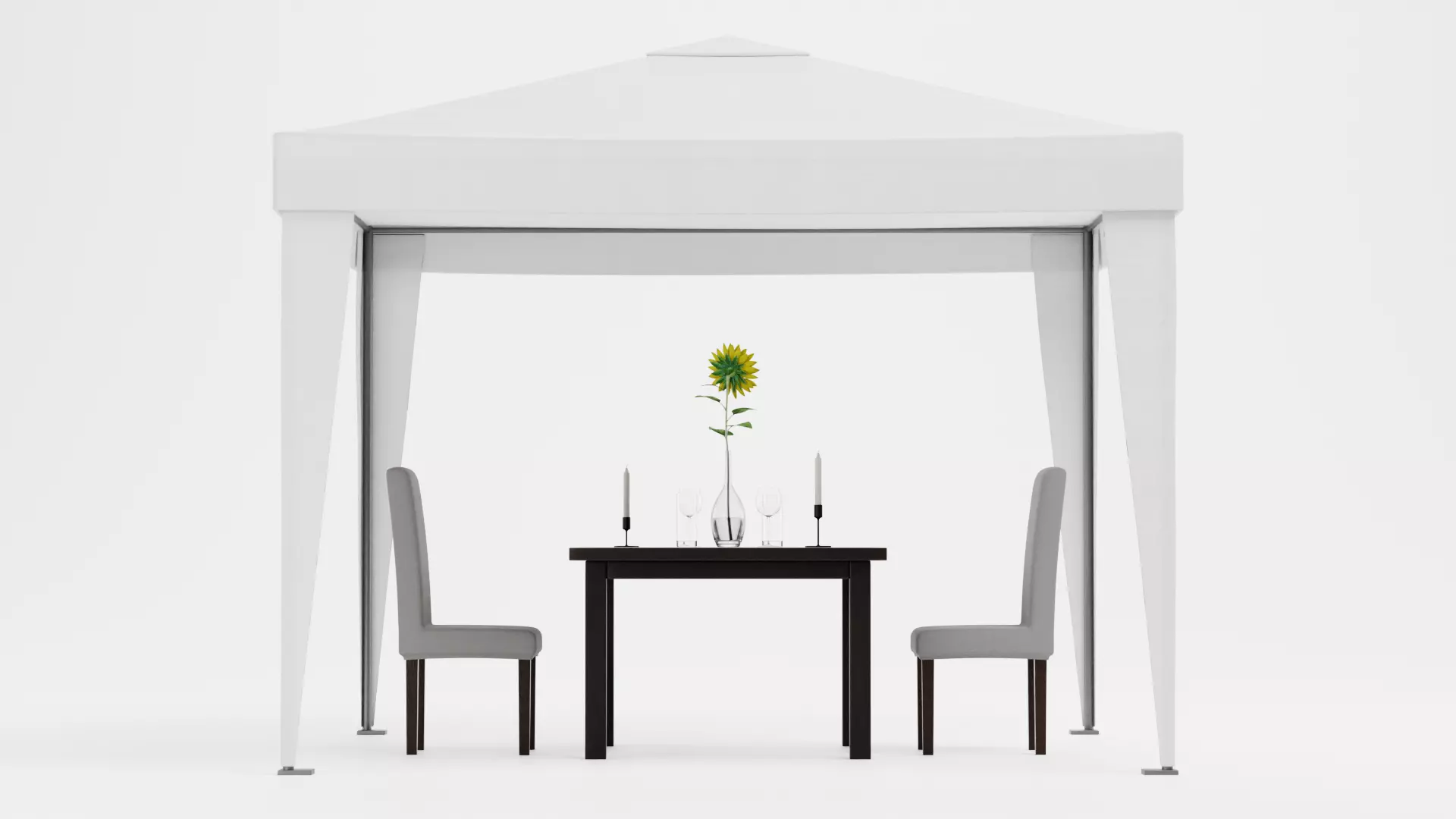 -Gazebo Setup V12- Low-poly 3D model_4