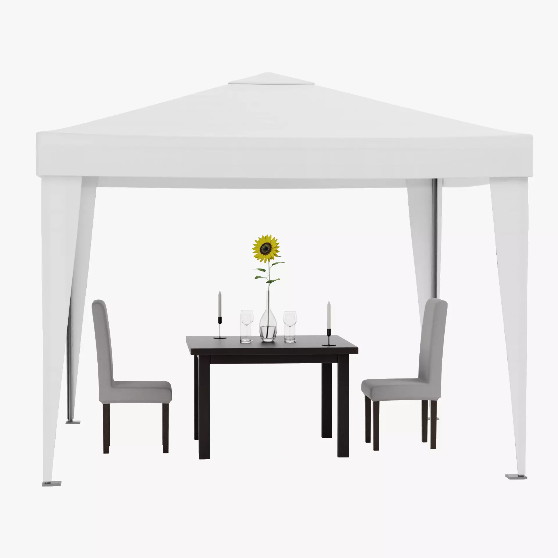 -Gazebo Setup V12- Low-poly 3D model_13